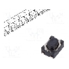 Microintrerupator 4.2x3.2mm, OFF-(ON), SPST-NO, C&K - PTS810 SJM 250 SMTR LFS