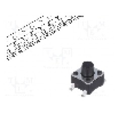 Microintrerupator 4.5x4.5mm, OFF-(ON), C&K - PTS647SM50SMTR2LFS
