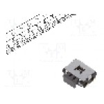 Microintrerupator, 4.7x3.5x1.65mm, OFF-(ON), SPST, PANASONIC - EVQPUB02K