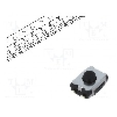 Microintrerupator, 4.7x3.5x1.65mm, (ON)-OFF, SPST, PANASONIC - EVQP2F02K