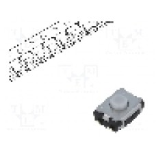 Microintrerupator, 4.7x3.5x1.65mm, (ON)-OFF, SPST, PANASONIC - EVQP2K02Q