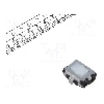 Microintrerupator, 4.7x3.5x1.65mm, (ON)-OFF, SPST, PANASONIC - EVQP2P02M
