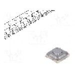 Microintrerupator, 4.9x4.9x0.45mm, OFF-(ON), SPST, PANASONIC - EVQPLDA15
