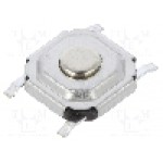 Microintrerupator 5.2x5.2mm, OFF-(ON), JIANFU - TVCM16015BPB