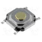 Microintrerupator 5.2x5.2mm, OFF-(ON), SPST-NO, NINIGI - 