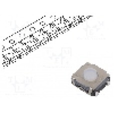 Microintrerupator 6.2x6.2mm, OFF-(ON), SPST-NO, C&K - KSC221J LFS