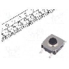 Microintrerupator 6.2x6.2mm, OFF-(ON), SPST-NO, C&K - KSC321G LFS