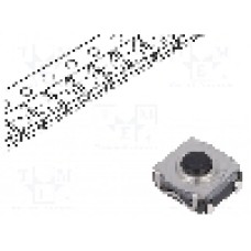 Microintrerupator 6.2x6.2mm, OFF-(ON), SPST-NO, C&K - KSC351J LFS