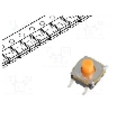 Microintrerupator 6.2x6.2mm, OFF-(ON), SPST-NO, C&K - KSC421G 70 SH LFS