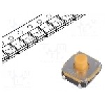 Microintrerupator 6.2x6.2mm, OFF-(ON), SPST-NO, C&K - KSC441J 70 SH LFS