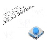 Microintrerupator 6.2x6.2mm, OFF-(ON), SPST-NO, C&K - KSC701J LFS