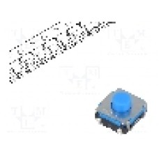 Microintrerupator 6.2x6.2mm, OFF-(ON), SPST-NO, C&K - KSC741J LFS