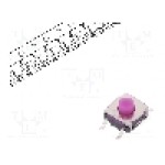 Microintrerupator 6.2x6.2mm, OFF-(ON), SPST-NO, C&K - KSEK43G LFS