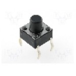Microintrerupator, 6.2x6.2mm, OFF-(ON), SPST-NO, DIPTRONICS - DTS-63K