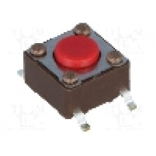 Microintrerupator, 6.2x6.2mm, OFF-(ON), SPST-NO, DIPTRONICS - DTSM-61R-V-B