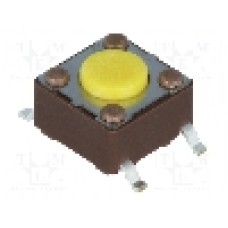 Microintrerupator, 6.2x6.2mm, OFF-(ON), SPST-NO, DIPTRONICS - DTSM-61Y-V-B