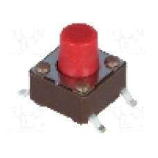 Microintrerupator, 6.2x6.2mm, OFF-(ON), SPST-NO, DIPTRONICS - DTSM-63R-V-B Microintrerupator, 6.2x6.2mm, OFF-(ON), SPST-NO, DIPTRONICS - DTSM-63R-V-B