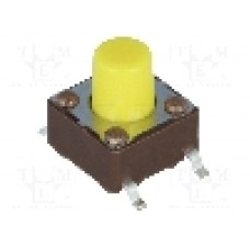 Microintrerupator, 6.2x6.2mm, OFF-(ON), SPST-NO, DIPTRONICS - DTSM-63Y-V-B