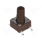 Microintrerupator, 6.2x6.2mm, OFF-(ON), SPST-NO, DIPTRONICS - DTSM-65N-V-B