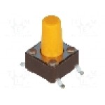 Microintrerupator, 6.2x6.2mm, OFF-(ON), SPST-NO, DIPTRONICS - DTSM-65S-V-B