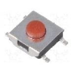 Microintrerupator 6.2x6.2mm, OFF-(ON), SPST-NO, NINIGI - 