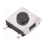 Microintrerupator 6.2x6.2mm, OFF-(ON), SPST-NO, NINIGI - 