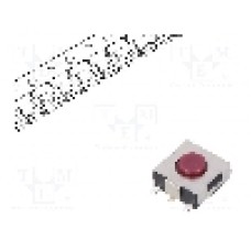 Microintrerupator 6.5x6.2x2.6mm, (ON)-OFF, SPST, ALPS - SKHMQME010