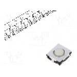 Microintrerupator, 6.5x6x1.8mm, OFF-(ON), SPST, PANASONIC - EVQQ2202W