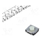 Microintrerupator, 6.5x6x1.8mm, OFF-(ON), SPST, PANASONIC - EVQQ2F03W