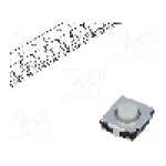 Microintrerupator, 6.5x6x1.8mm, OFF-(ON), SPST, PANASONIC - EVQQ2W03W