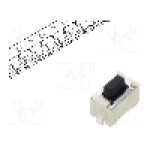 Microintrerupator 6x3.5x3.5mm, OFF-(ON), SPST-NO, ALPS - SKQMATE010