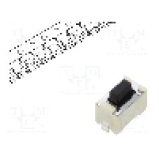 Microintrerupator 6x3.5x3.5mm, OFF-(ON), SPST-NO, ALPS - SKQMATE010