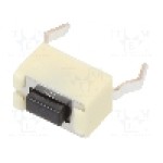 Microintrerupator, 6x3.5x3.5mm, OFF-(ON), SPST, PANASONIC - EVQPE504K