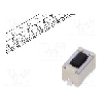 Microintrerupator 6x3.5x3.5mm, (ON)-OFF, SPST, ALPS - SKQMASE010