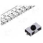Microintrerupator 6x3.8mm, OFF-(ON), SPST-NO, C&K - KSR251G LFS