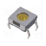 Microintrerupator, 6x6mm, OFF-(ON), SPST-NO, CANAL ELECTRONIC - DTSHW6-8S-B