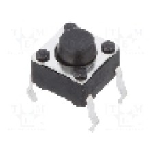 Microintrerupator 6x6mm, OFF-(ON), SPST-NO, C&K - PTS645SL50-2 LFS