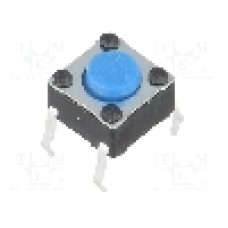 Microintrerupator 6x6mm, OFF-(ON), SPST-NO, C&K - PTS645SM43-2 LFS