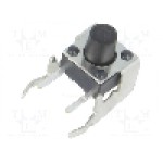 Microintrerupator 6x6mm, OFF-(ON), SPST-NO, C&K - PTS645VL58-2 LFS