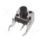 Microintrerupator 6x6mm, OFF-(ON), SPST-NO, C&K - Y97HS12A1TAFP