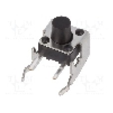 Microintrerupator 6x6mm, OFF-(ON), SPST-NO, C&K - Y97HS12A1TAFP