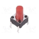 Microintrerupator 6x6mm, OFF-(ON), SPST-NO, C&K - Y97HT21A5KAFP
