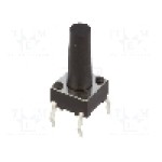 Microintrerupator 6x6mm, OFF-(ON), SPST-NO, NINIGI - 