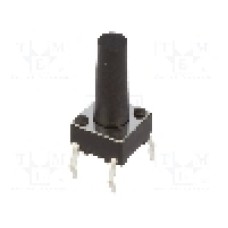 Microintrerupator 6x6mm, OFF-(ON), SPST-NO, NINIGI - 