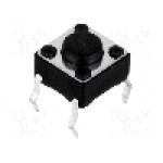 Microintrerupator 6x6mm, OFF-(ON), SPST-NO, NINIGI - 