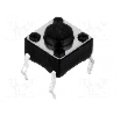 Microintrerupator 6x6mm, OFF-(ON), SPST-NO, NINIGI - 