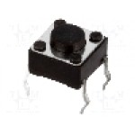 Microintrerupator 6x6mm, OFF-(ON), SPST-NO, NINIGI - 