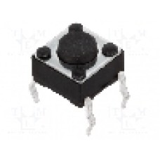 Microintrerupator 6x6mm, OFF-(ON), SPST-NO, NINIGI - 