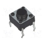 Microintrerupator 6x6mm, OFF-(ON), SPST-NO, NINIGI - 