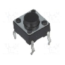 Microintrerupator 6x6mm, OFF-(ON), SPST-NO, NINIGI - 